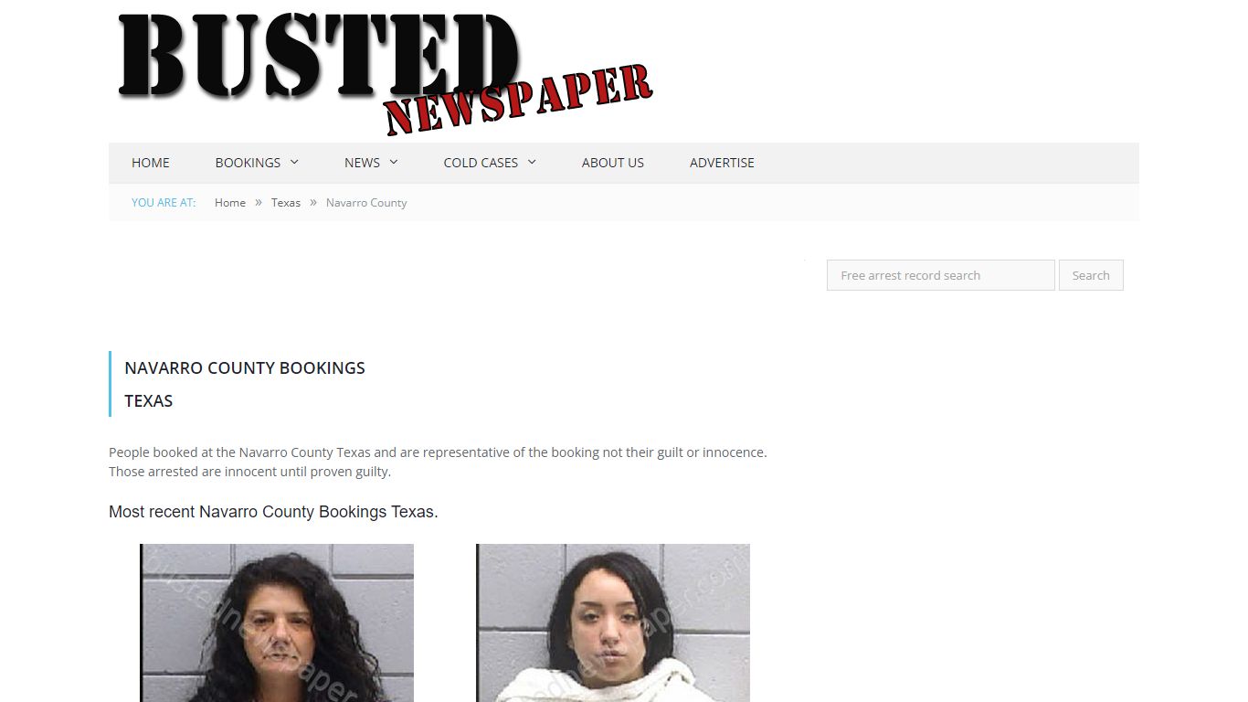 Navarro County, TX Mugshots - BUSTEDNEWSPAPER.COM